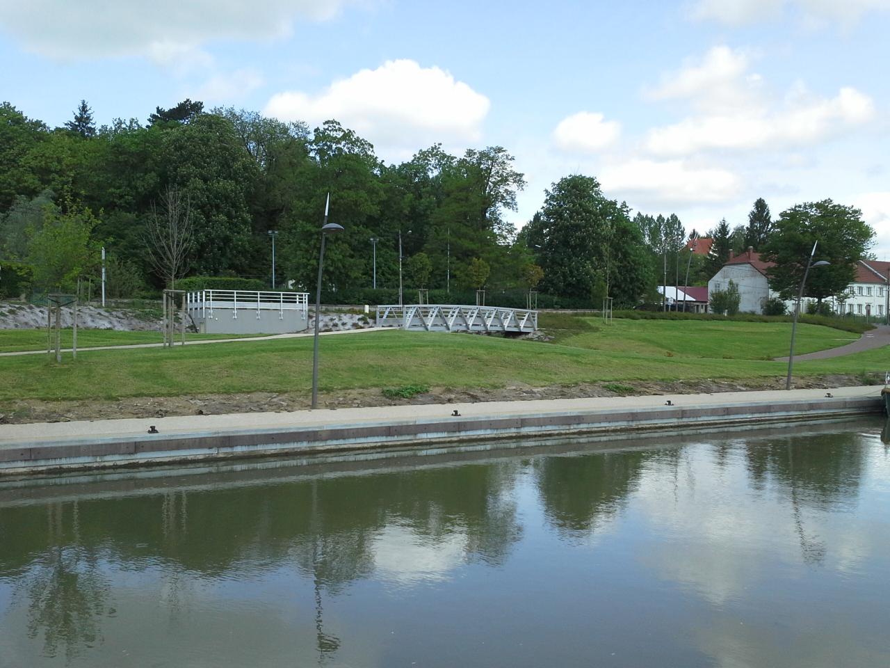 le quai superbe de Sarralbe