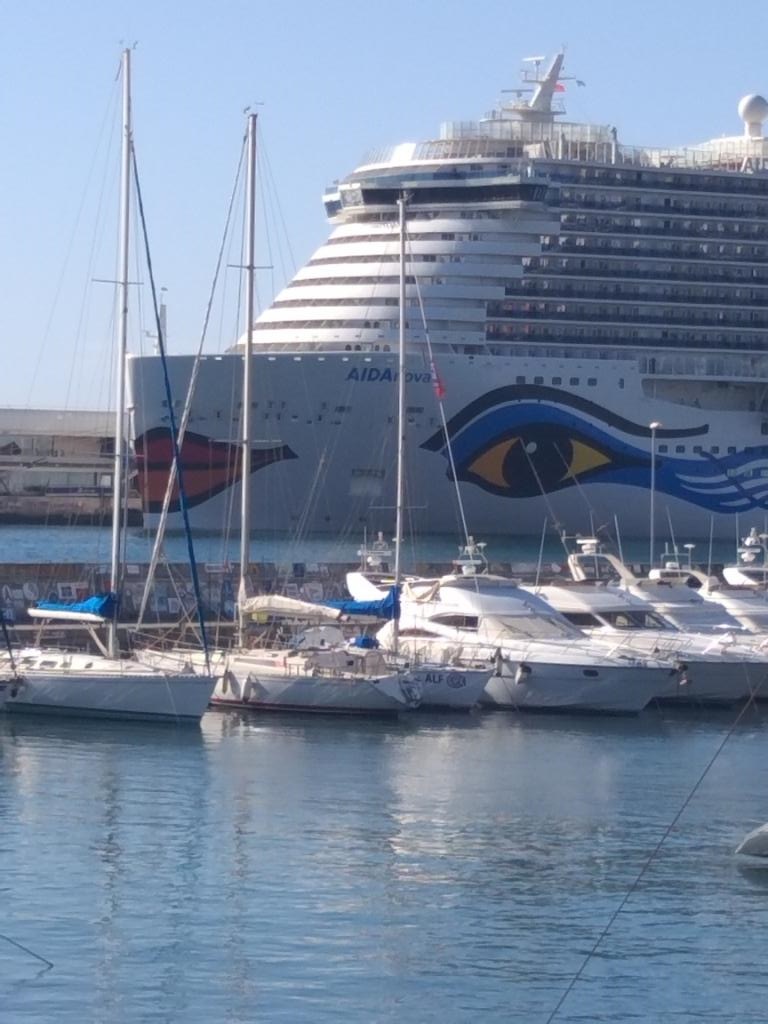 port de Funchal... avec AIDA